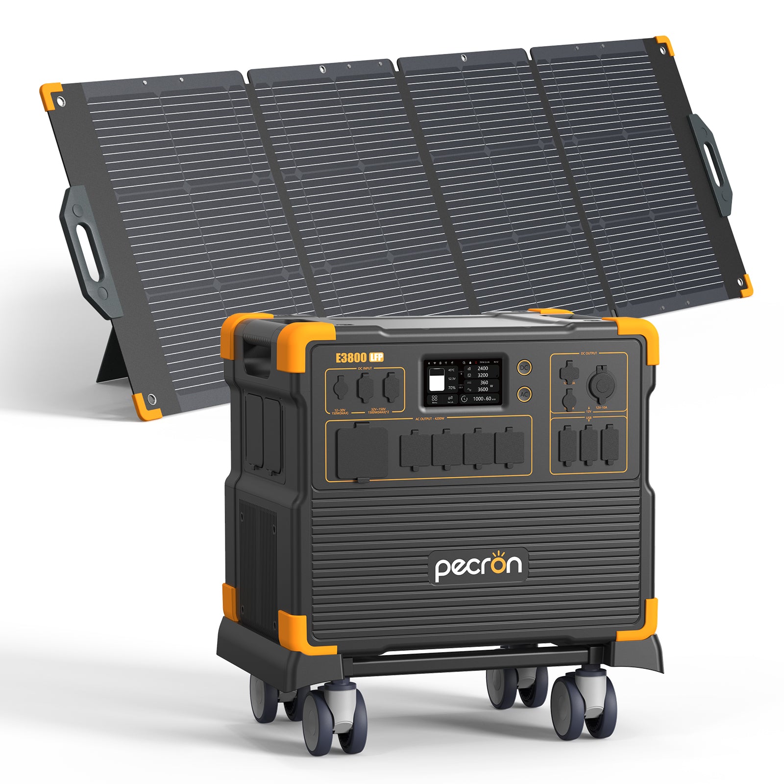 Kit Respaldo para el Hogar 3800 — PECRON E3800LFP + Panel 300W