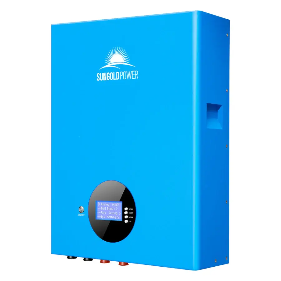 SunGold Power SG48100M - Batería Powerwall LiFePO4 51.2V 100Ah 5.12kWh