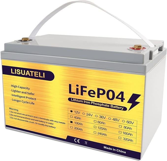 Batería LiFePO4 12V 100Ah Premium