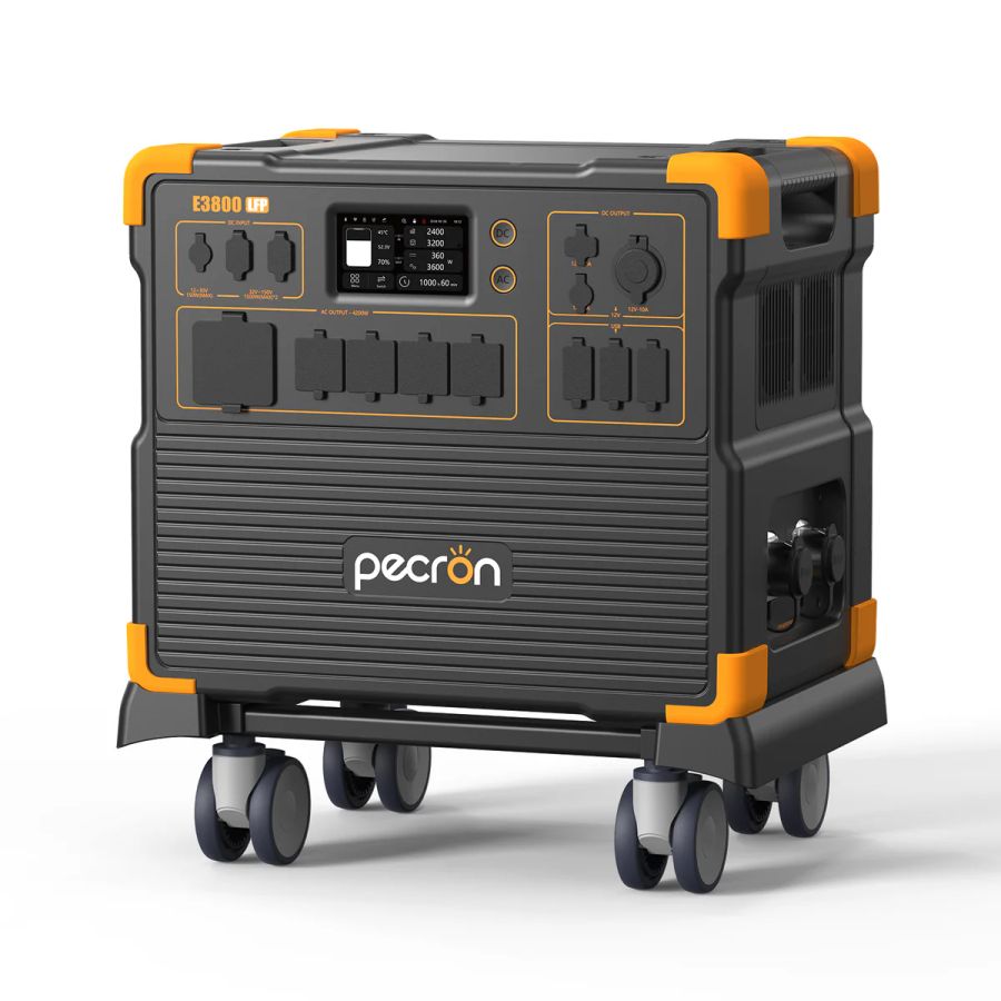 PECRON E3800LFP Solar Generator + EP3800-48V Expansion Battery — Full Home Backup Bundle
