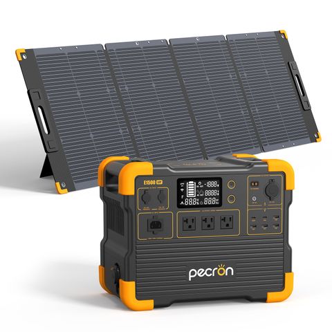 Kit Respaldo para el Hogar 1500 — PECRON E1500LFP + Panel 200W