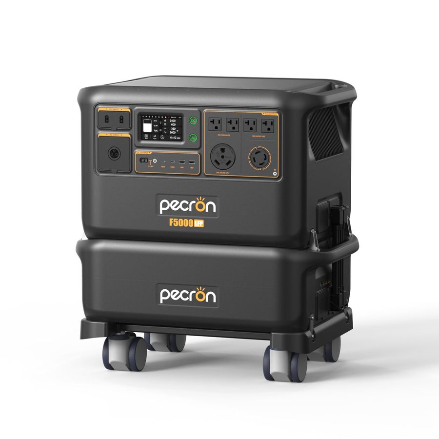 PECRON FP5000-48V - Batería de Expansión 5120Wh LiFePO4 para F5000LFP