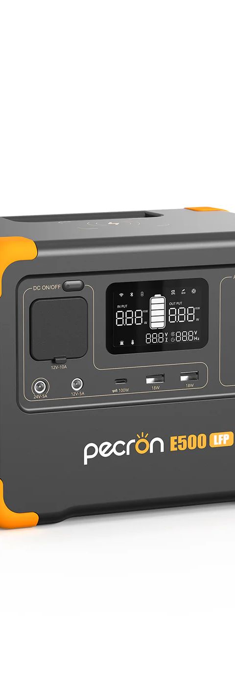 PECRON E500LFP Portable Power Station 600W 576Wh