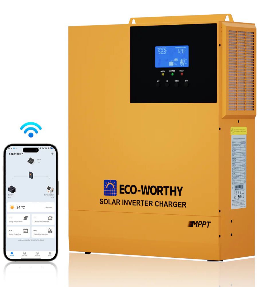 ECO-WORTHY 3000W 24V Solar Inverter Charger