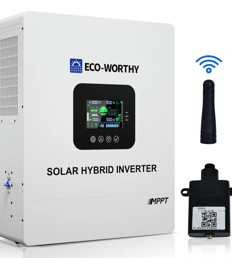 ECO-WORTHY 5000W 48V Off-Grid Split Phase Solar Inverter