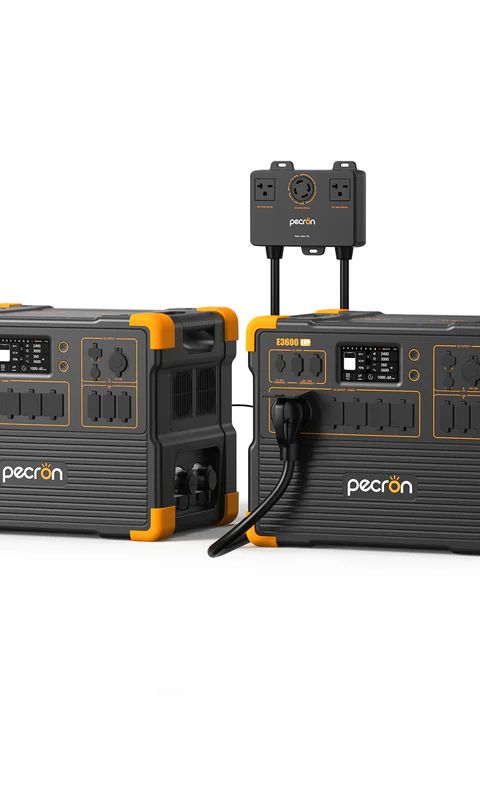 PECRON E3600LFP x2 220V Dual Power Station Kit 7200W 6144Wh