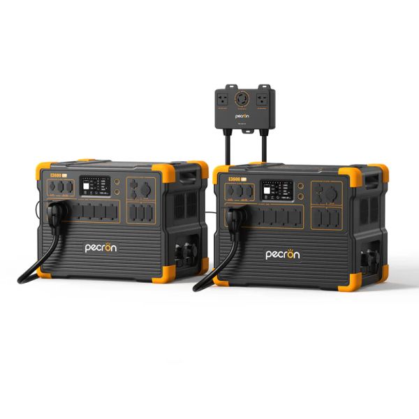 PECRON E3600LFP x2 220V Dual Power Station Kit 7200W 6144Wh